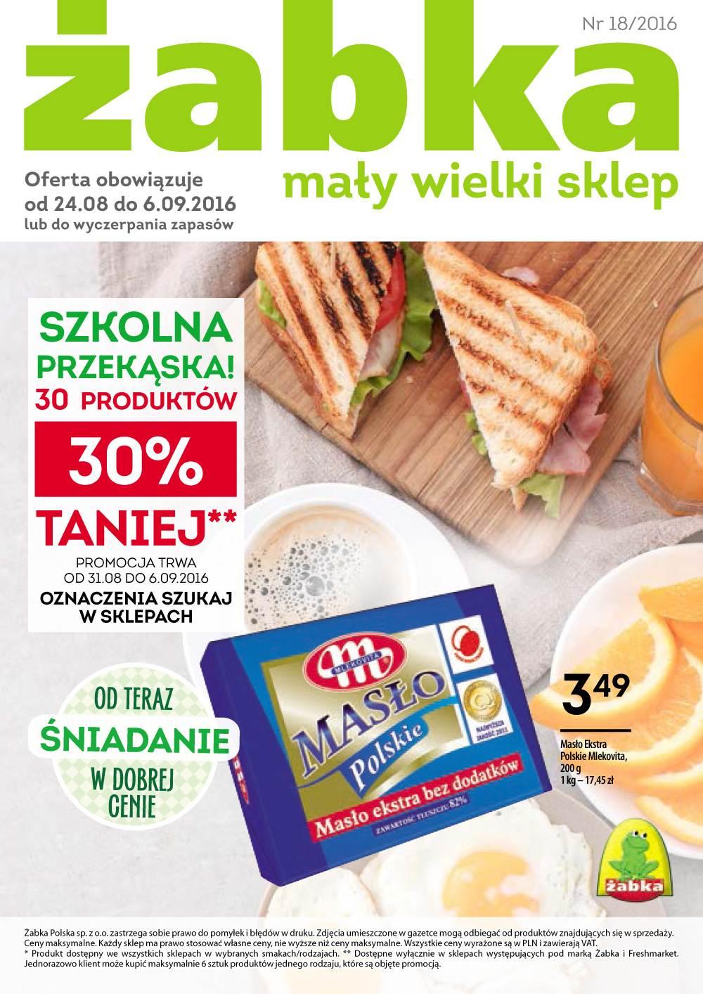 Gazetka promocyjna Żabka str. 1