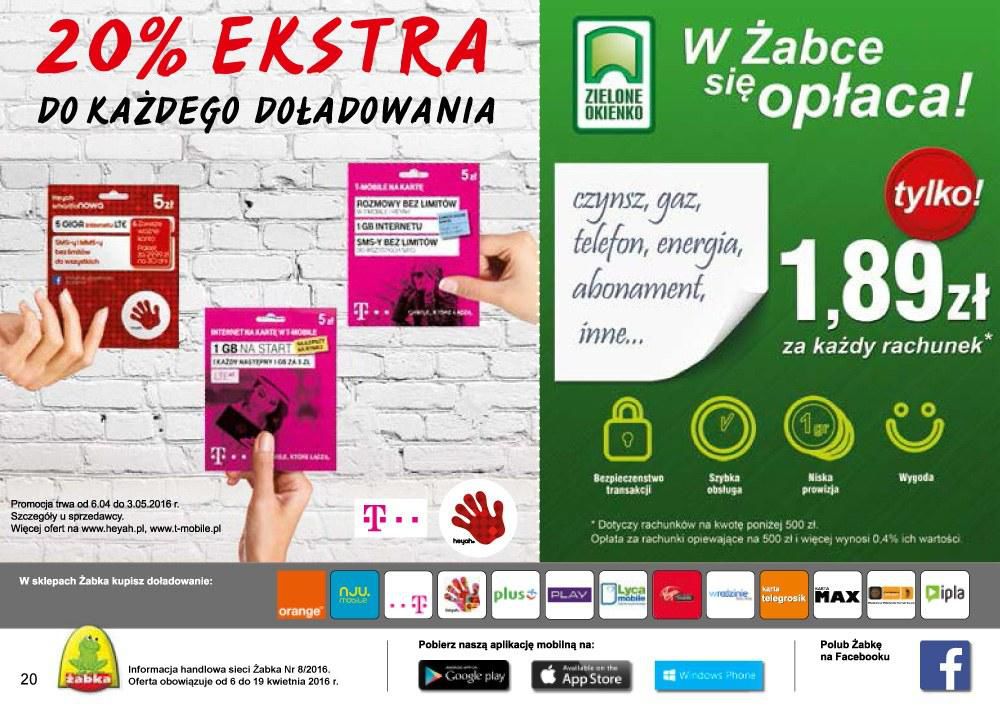 Gazetka promocyjna Żabka str. 20